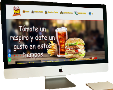 web de comida rapida
