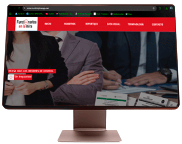 web de funcionarios en la mira 